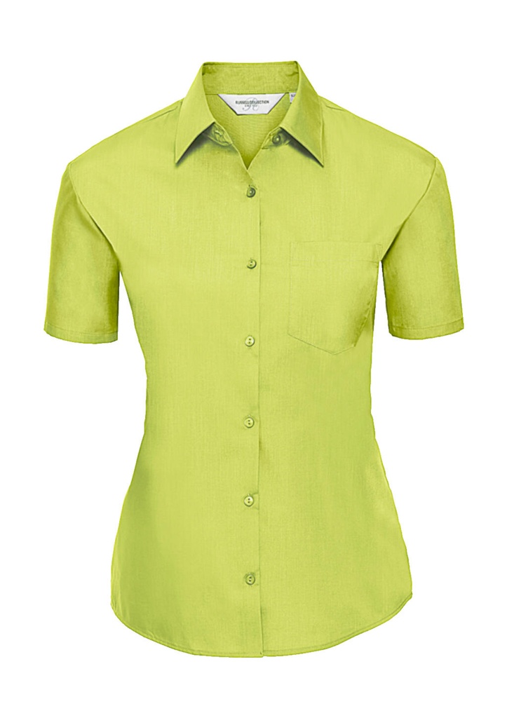 Ladies' Poplin Shirt Lime