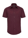 Fitted Short Sleeve Stretch Shirt Port