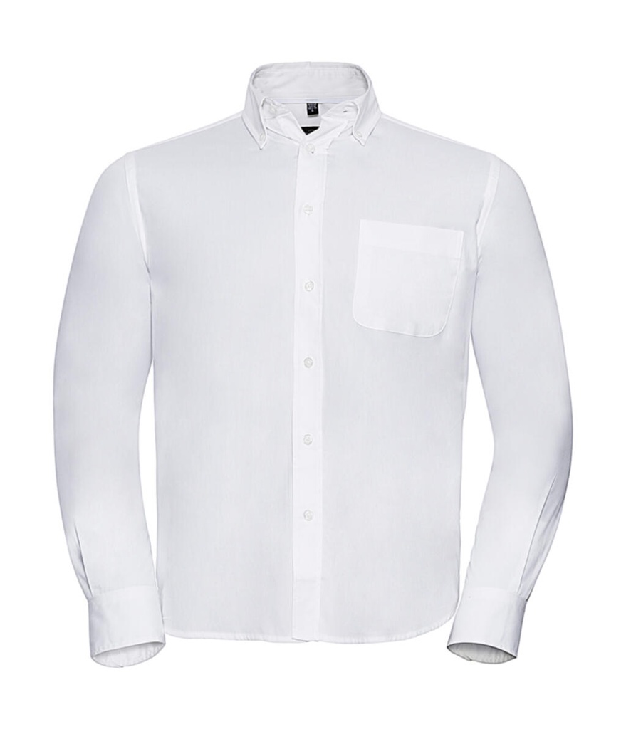Long Sleeve Classic Twill Shirt White