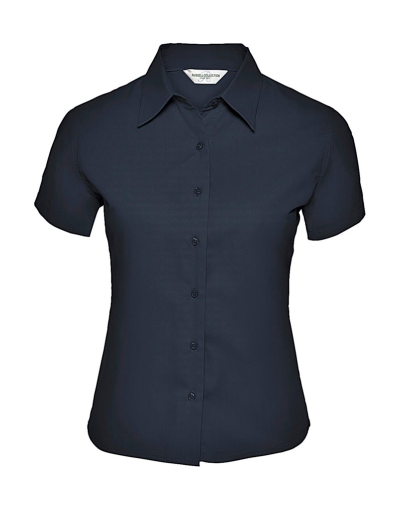 Short Sleeve Classic Twill Shirt French Navy