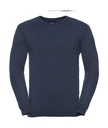 Men's V-Neck Knitted Pullover French Navy