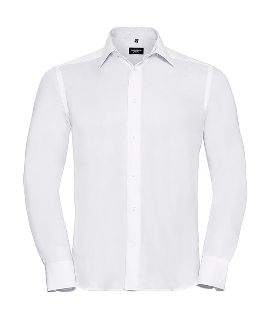 Tailored Ultimate Non-iron Shirt LS White