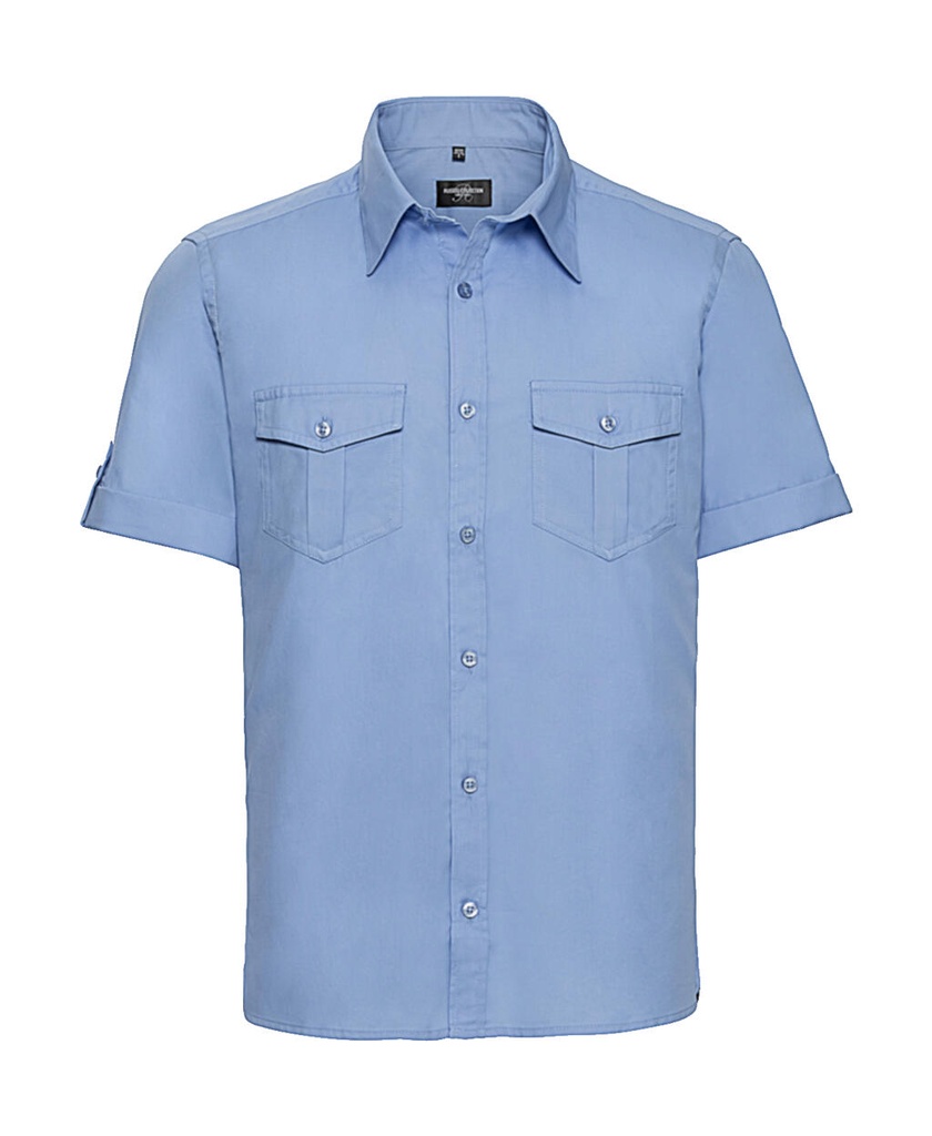 Men’s Roll Sleeve Shirt Blue