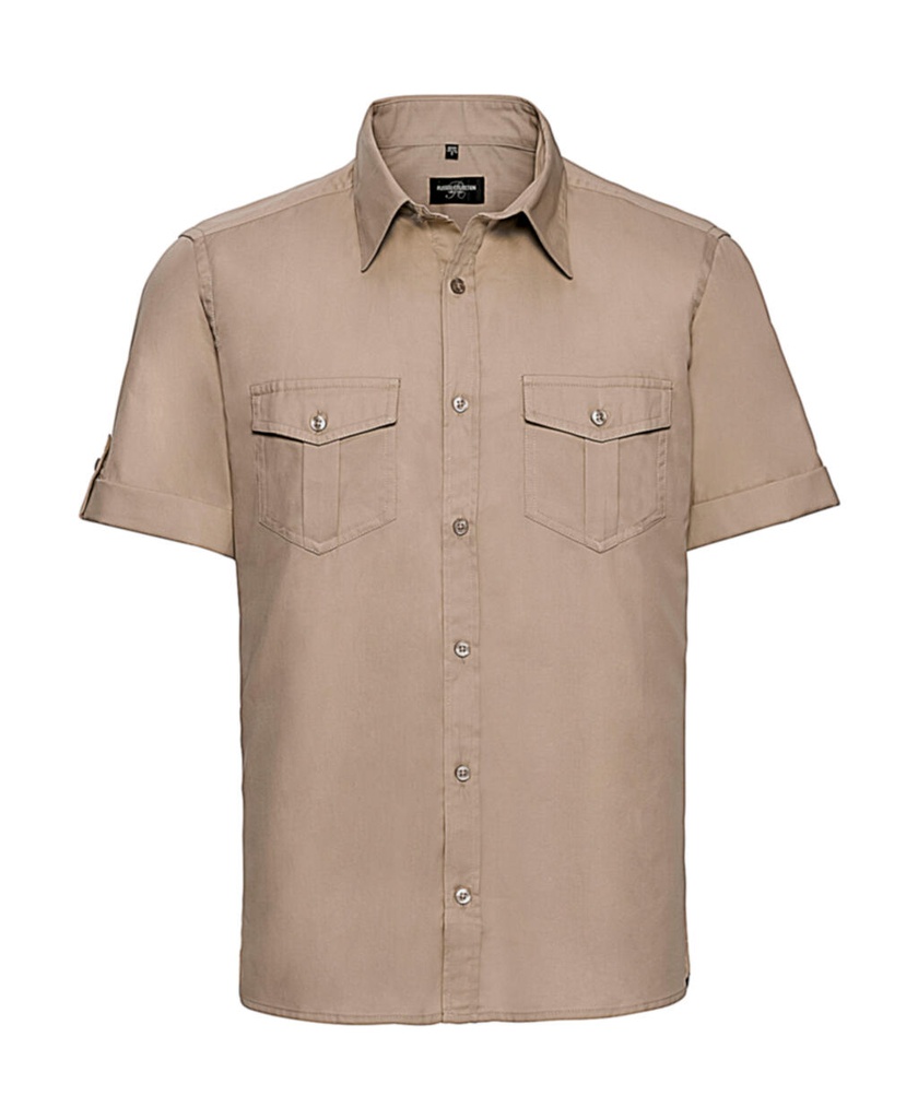 Men’s Roll Sleeve Shirt Khaki