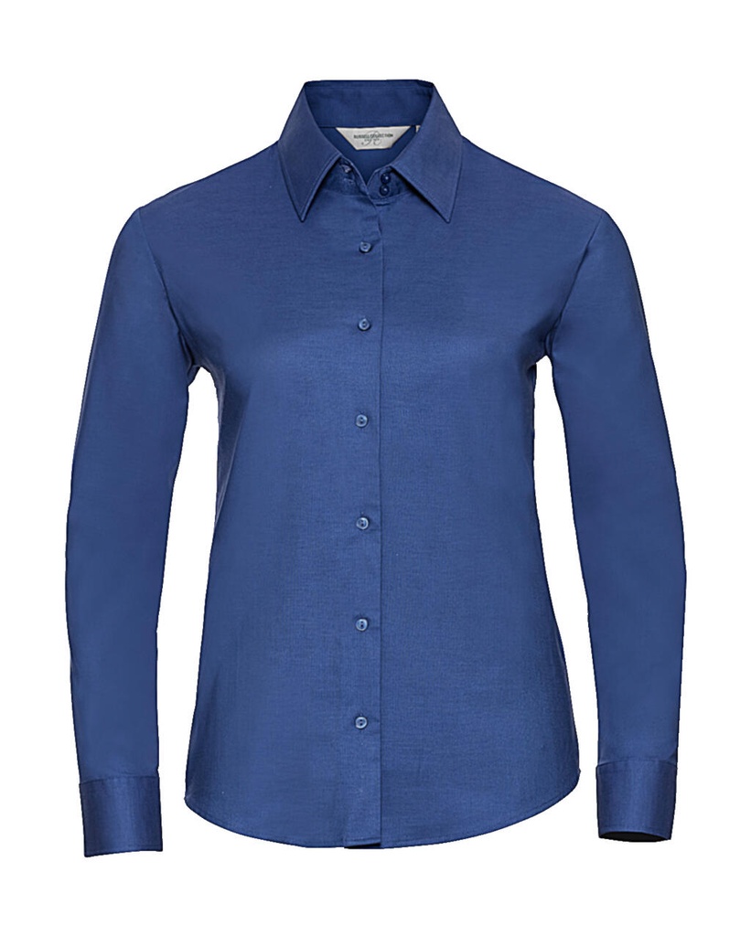 Ladies' Classic Oxford Shirt LS Aztec Blue