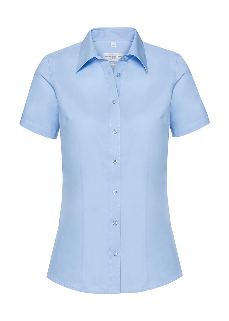 Ladies' Tailored Coolmax® Shirt Light Blue