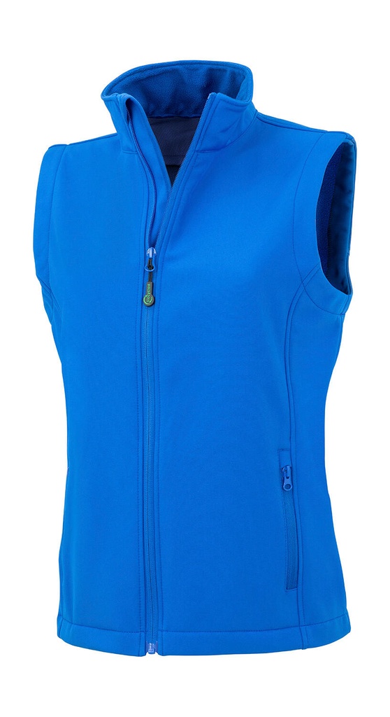 Women's Recycled 2-Layer Printable Softshell B/W Royal