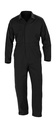 Recycled Action Overall with Zip Front Black