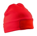 Recycled Double Knit Printers Beanie Red