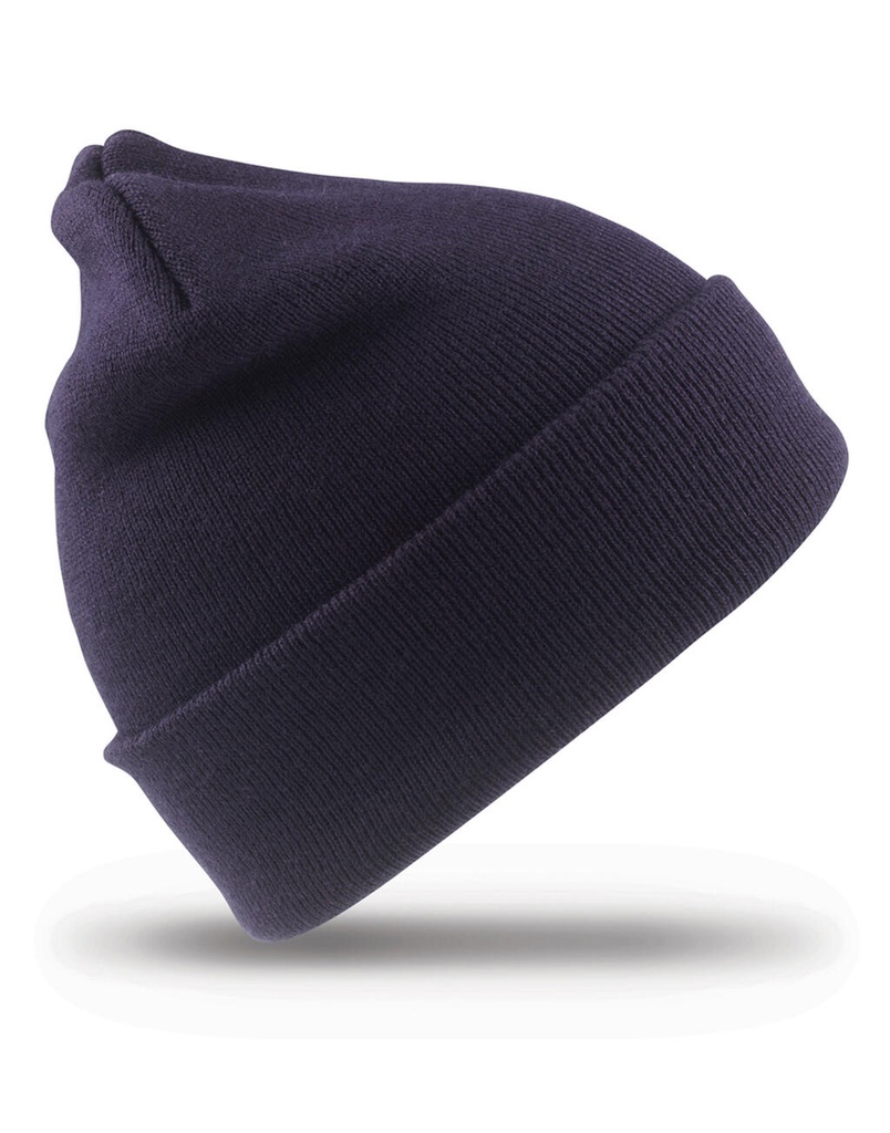 Recycled Woolly Ski Hat Navy