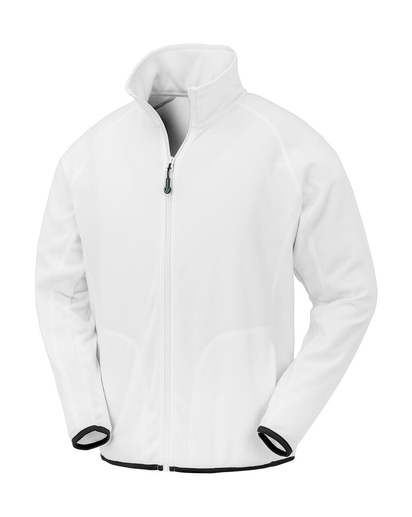 Recycled Microfleece Jacket White