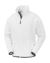Recycled Microfleece Jacket White