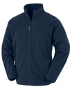 Recycled Microfleece Jacket Navy