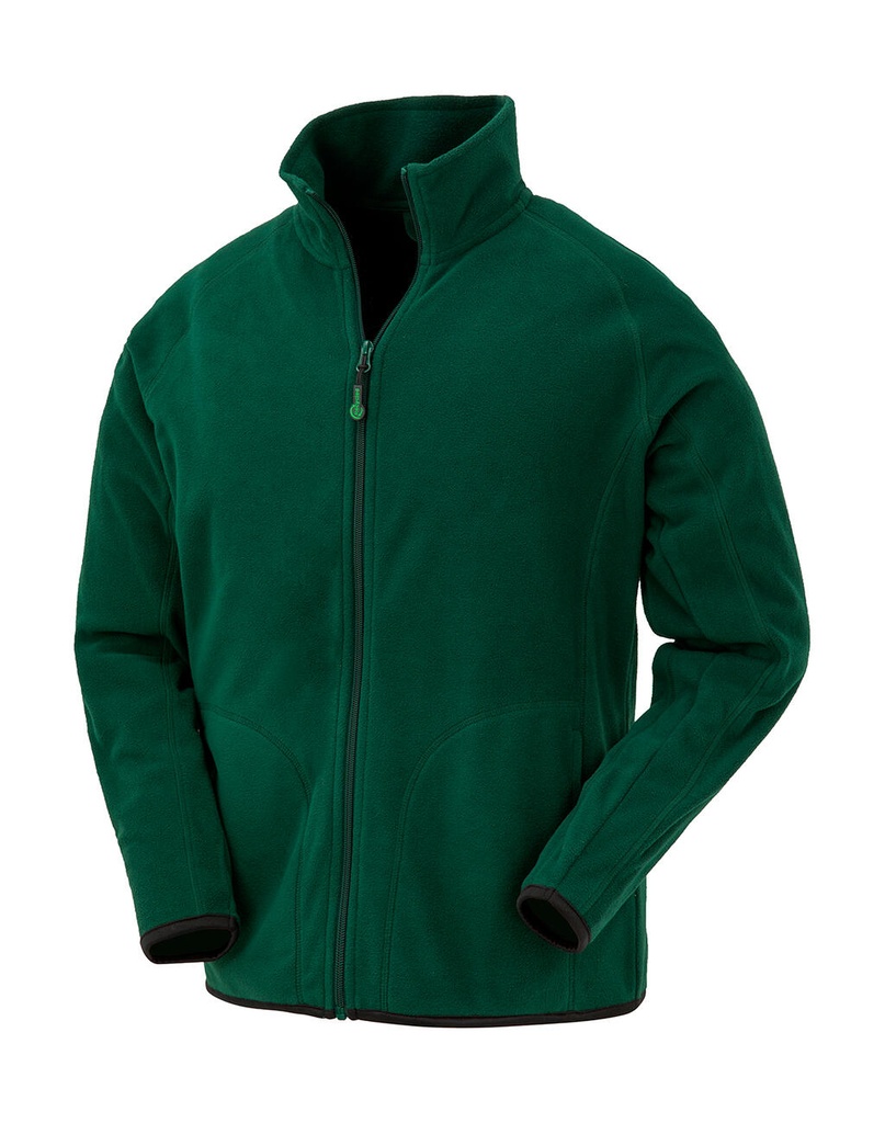 Recycled Microfleece Jacket Forest Green
