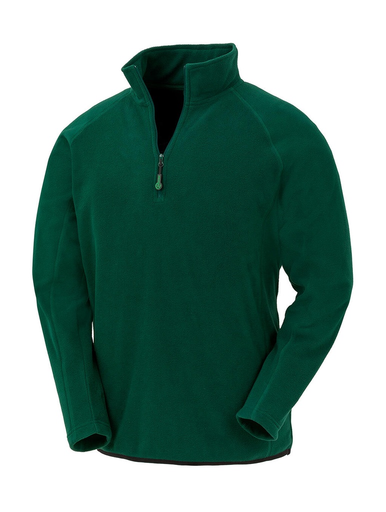 Recycled Microfleece Top Forest Green
