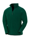 Recycled Microfleece Top Forest Green
