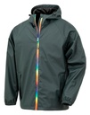 Prism PU Waterproof Jacket with Recycled Backing Black Olive