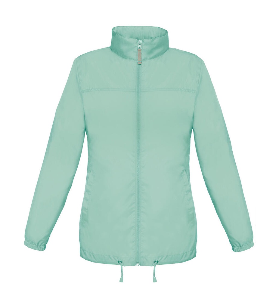 Sirocco/women Windbreaker Pixel Turquoise