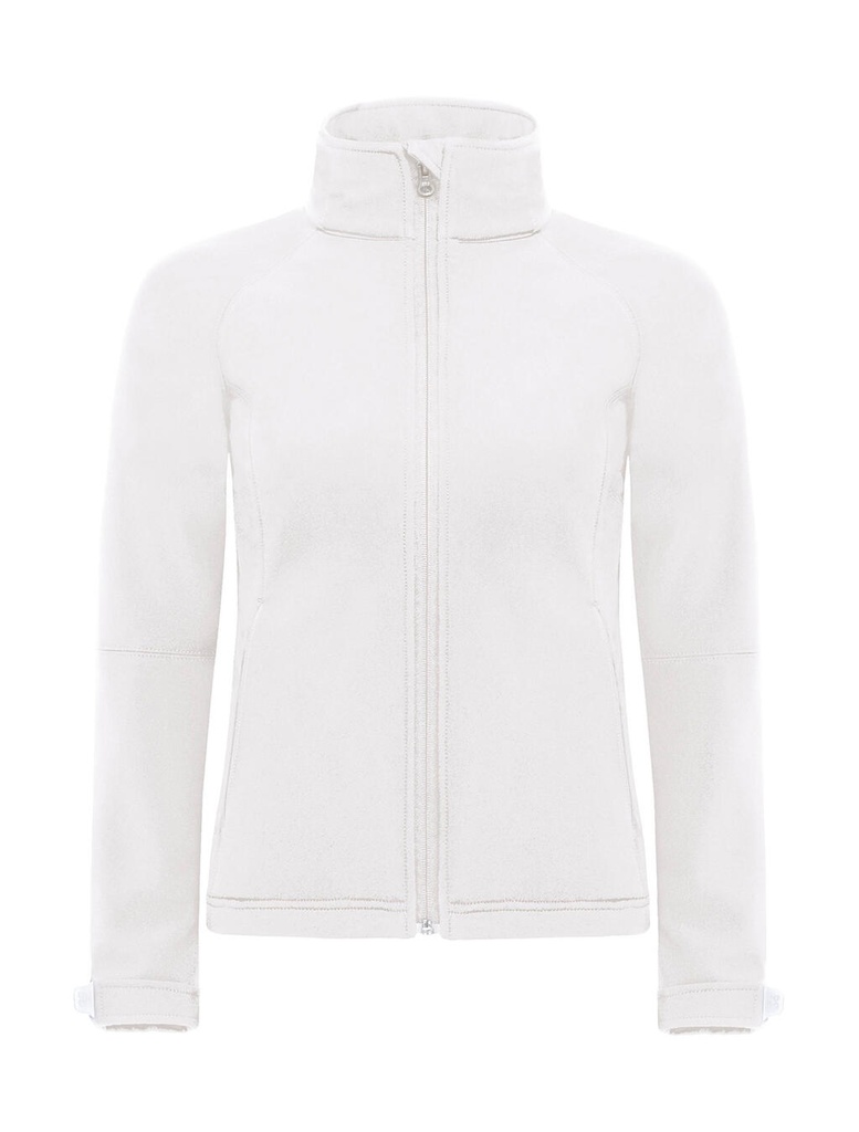Hooded Softshell/women White