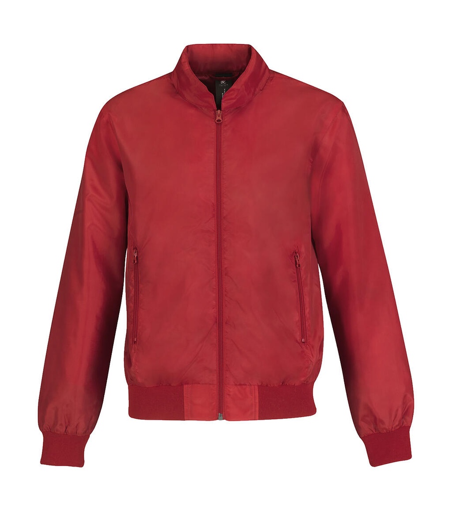 Trooper/men Jacket Red/Warm Grey