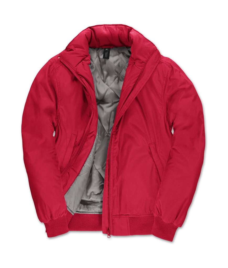 Crew Bomber/women Jacket Red/Warm Grey