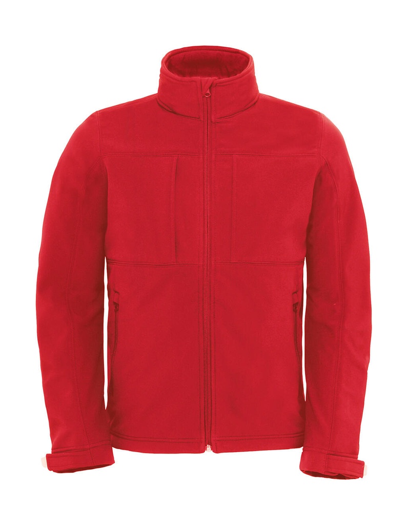 Hooded Softshell/men Red