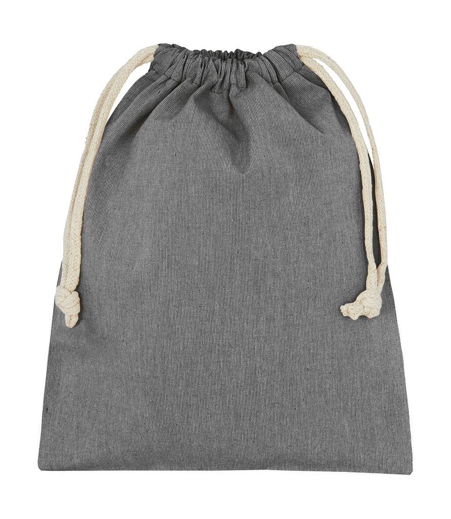 Recycled Cotton/Polyester Stuff Bag Black Heather