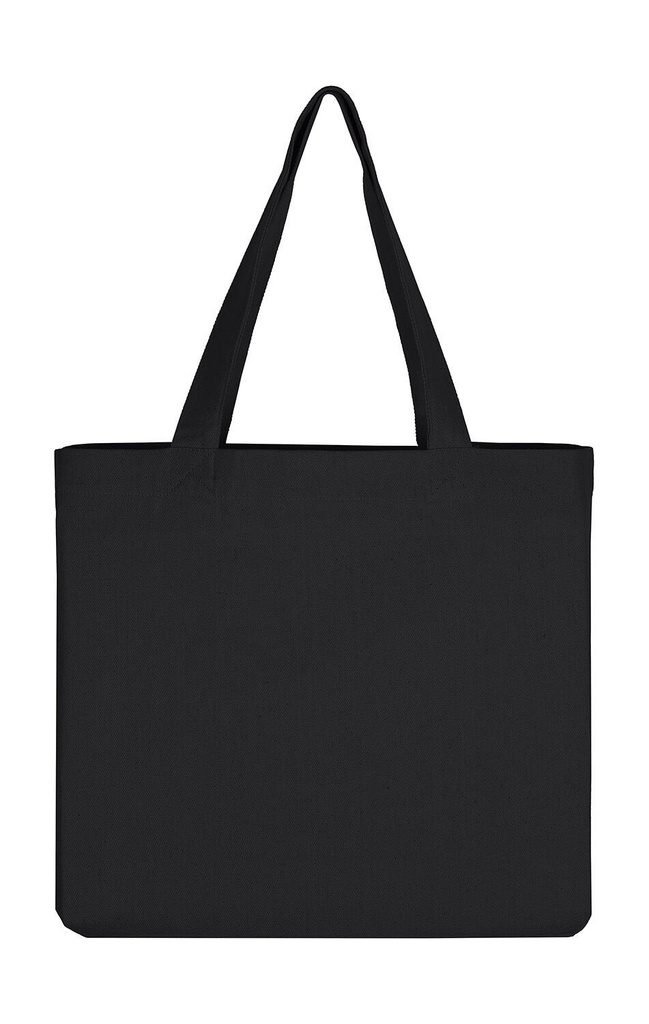 Canvas Wide Shopper LH Black