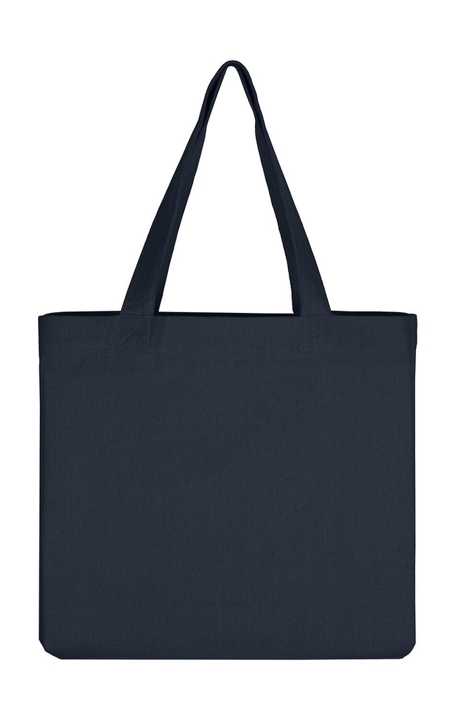 Canvas Wide Shopper LH Dark Blue