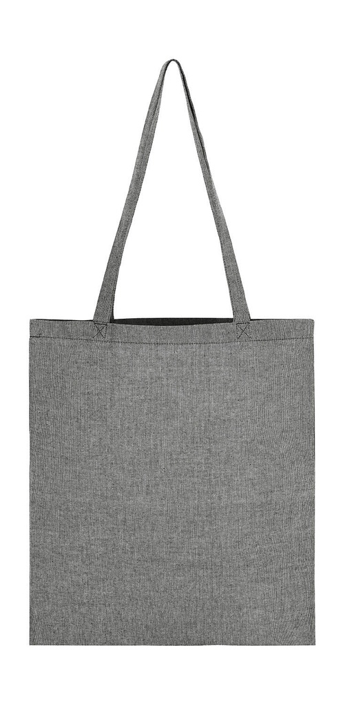 Recycled Cotton/Polyester Tote LH Black Heather