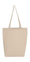 Cotton Bag LH with Gusset Natural