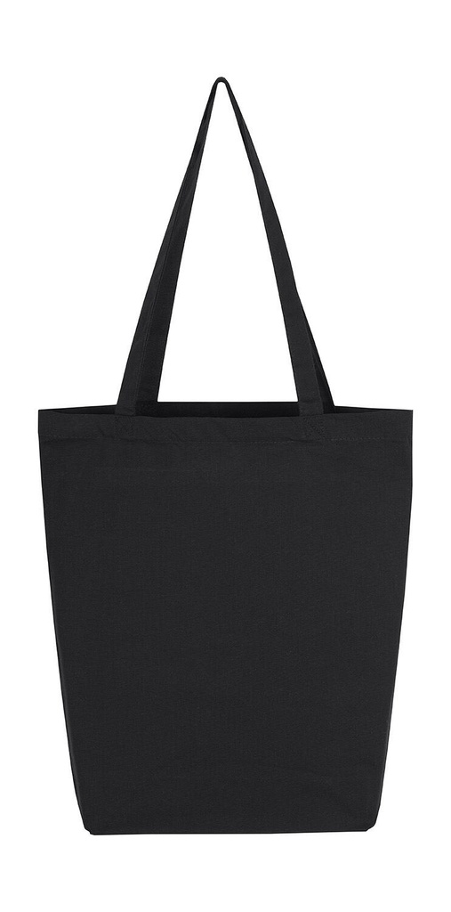 Baby Canvas Cotton Bag LH with Gusset Black