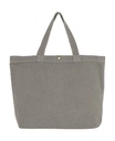 Large Canvas Shopper Neutral Grey