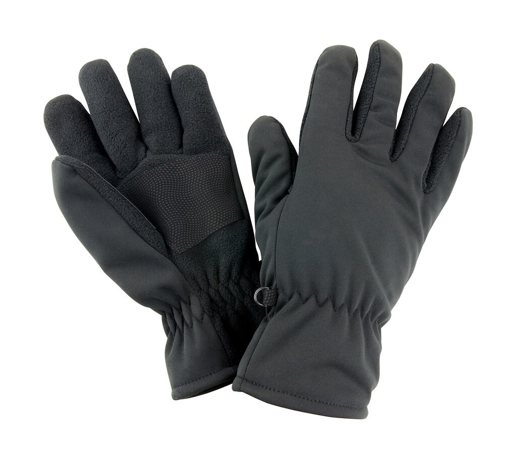 Softshell Thermal Glove Black
