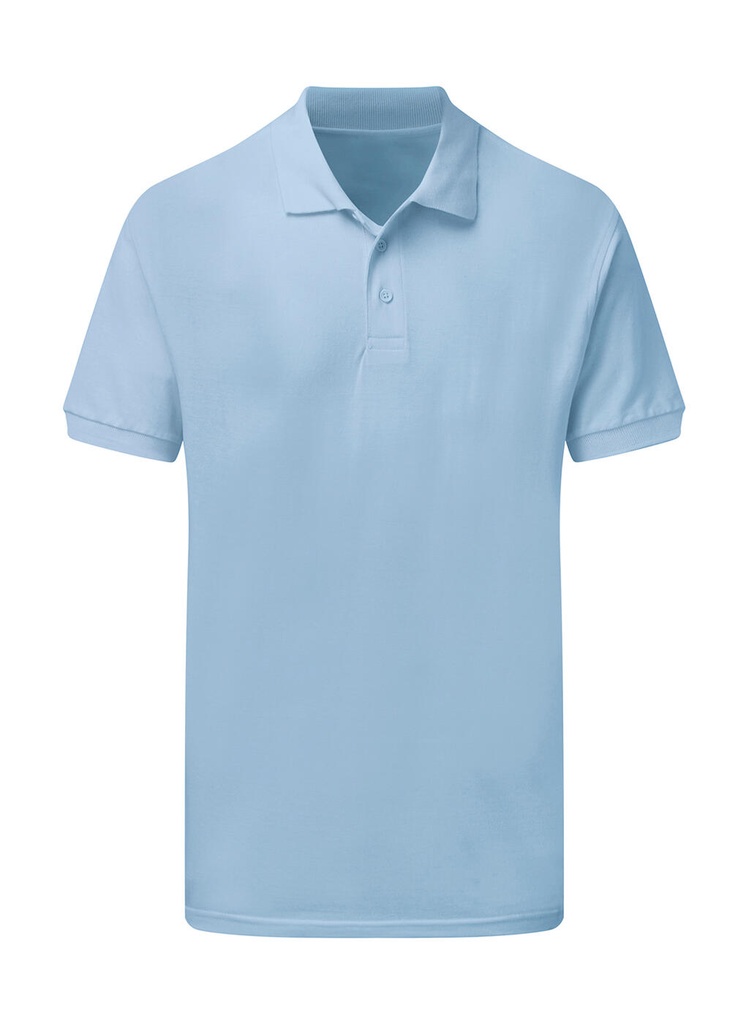 Cotton Polo Men Sky