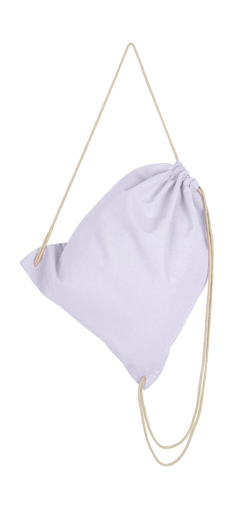 Cotton Drawstring Backpack Snowwhite