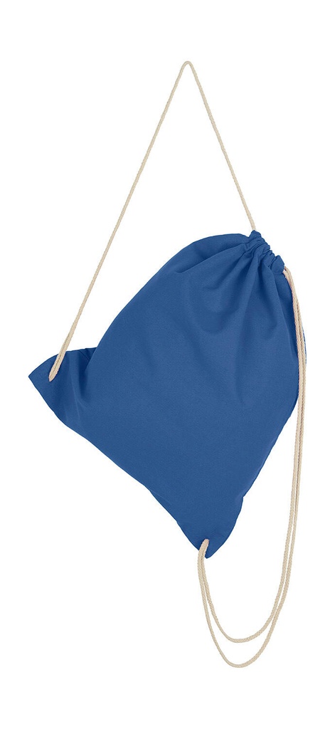 Cotton Drawstring Backpack Royal