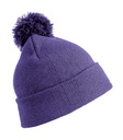 Pom Pom Beanie Purple