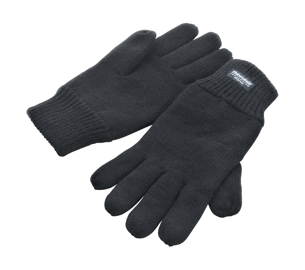 Fully Lined Thinsulate Gloves Charcoal