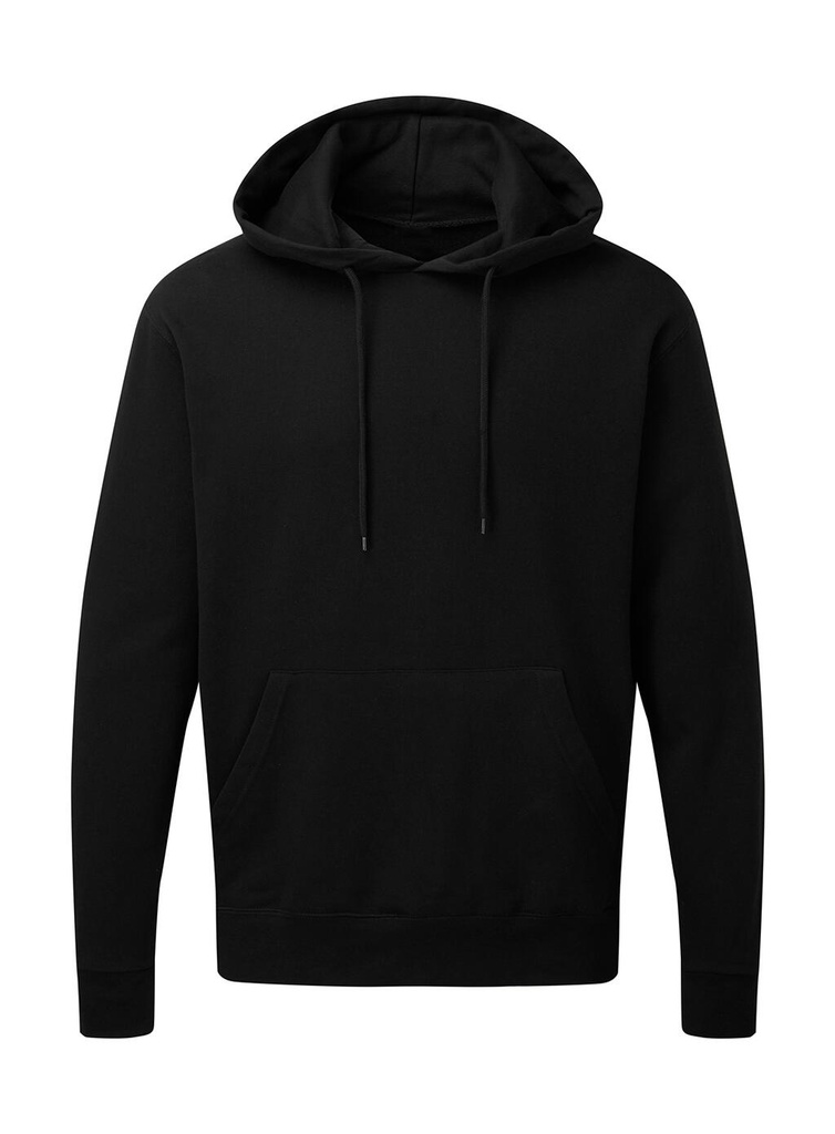 Hooded Sweatshirt Men Dark Black