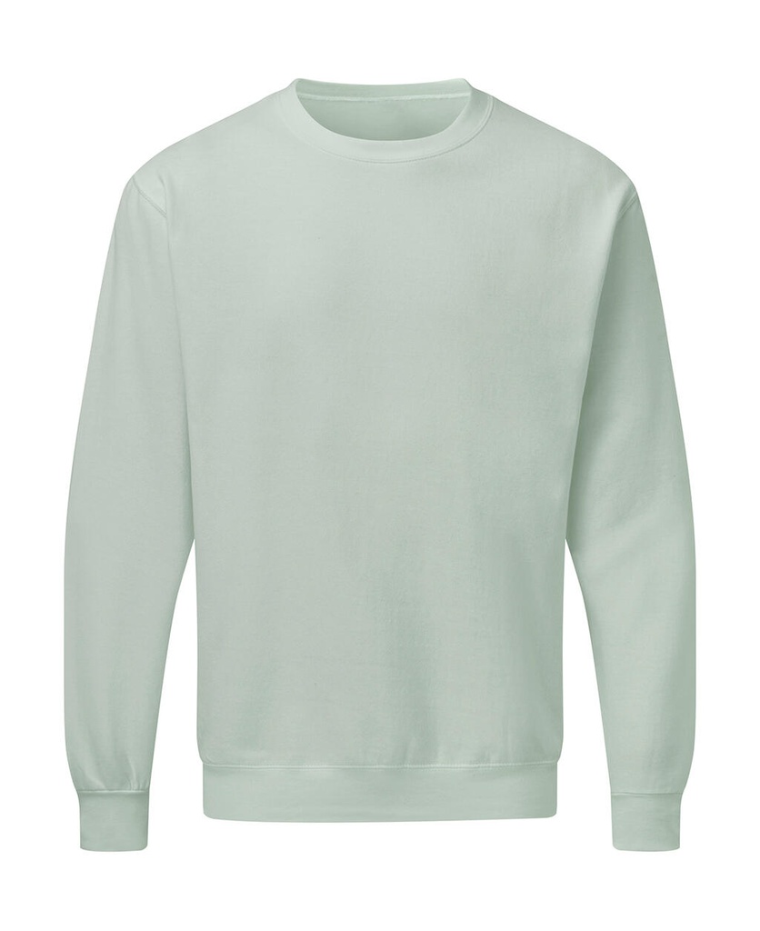 Crew Neck Sweatshirt Men Mercury Grey