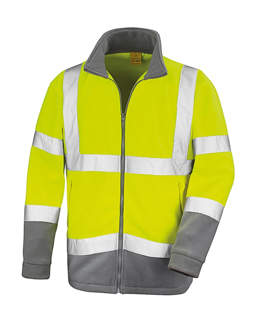 Safety Microfleece Fluo Yellow/Grey