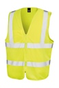 Zip I.D Safety Tabard Fluorescent Yellow