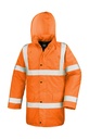 Core Hi-Vis Motorway Coat Fluorescent Orange