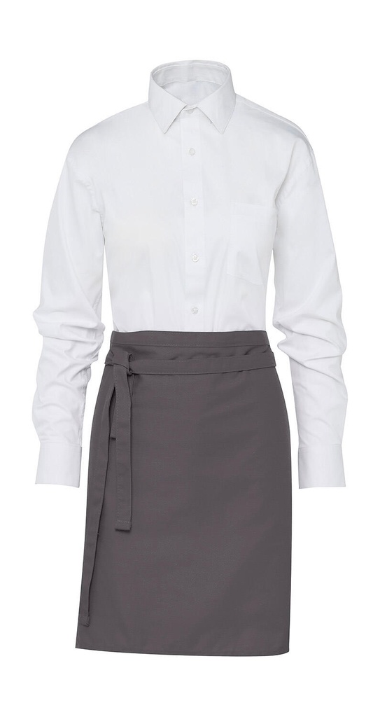 BRUSSELS Short Bistro Apron Grey