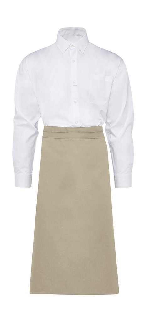 ROME Medium Length Bistro Apron Natural