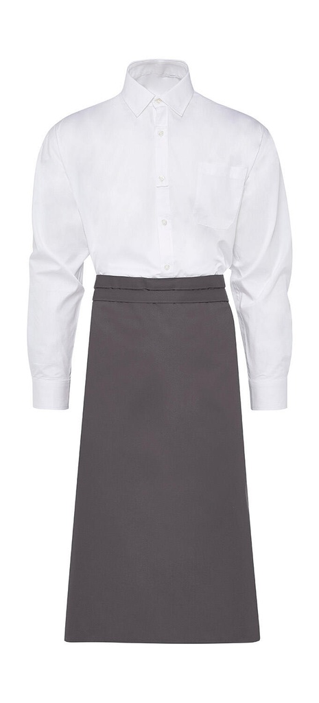 ROME Medium Length Bistro Apron Grey
