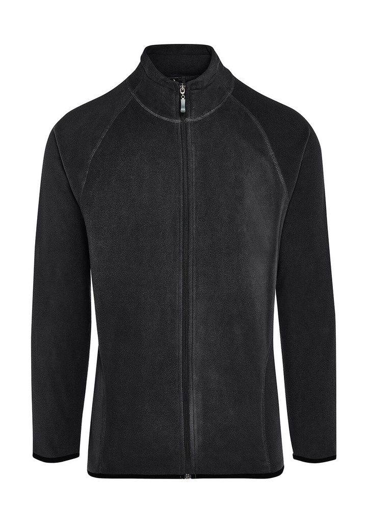 Signature Tagless Microfleece Full Zip Men Dark Black