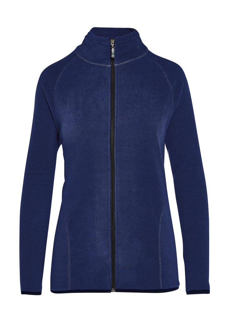Signature Tagless Microfleece Full Zip Women Navy