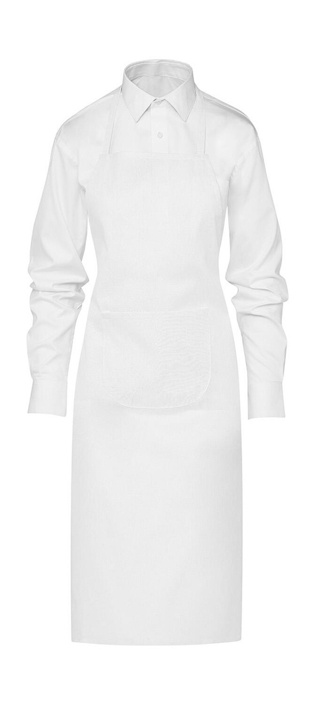 BUDAPEST Festival Apron with Pocket White